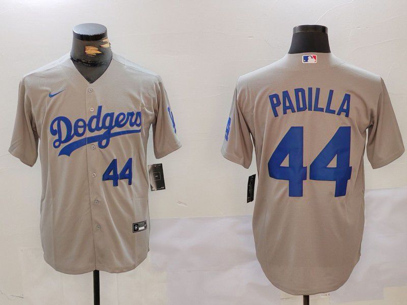 Men Los Angeles Dodgers 44 Padilla Grey Game 2024 Nike MLB Jersey style 10